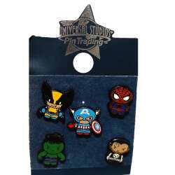(Universal Studios) Marvel Mini 5 Pin Set
