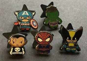 85872 - Marvel Comics - (Universal Studios) Marvel Mini 5 Pin Set - Disney Licensed alternate image