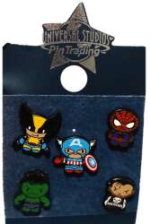 (Universal Studios) Marvel Mini 5 Pin Set