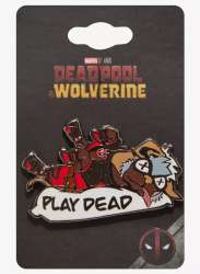 Deadpool &amp; Wolverine - Marvel Deadpool &amp; Wolverine Dogpool Play Dead Enamel Pin - DLIC