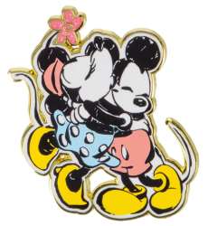 Minnie Kissing Mickey