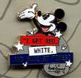 I get red, white, and blue at times - Mickey Mouse