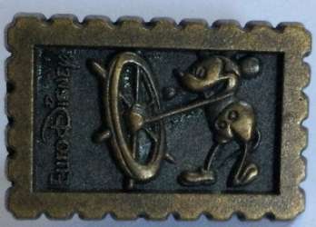 Steamboat Willie Stamp (bronze, hat-hidden version)