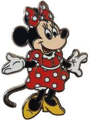 Classic 80s Minnie Mouse in Red Polka Dot Dress