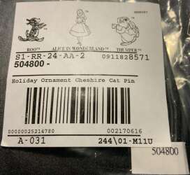 'Holiday Ornament Series 2009 - Cheshire Cat - DSUS'