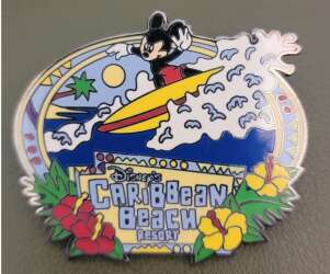 'Disney&#039;s Caribbean Beach Resort - Mickey Surfing - WDW'