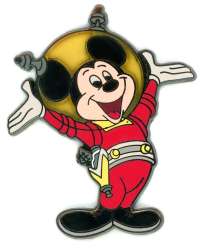 'Dateline: Disneyland 1955 - Art Corner Postcard Collection - Spaceman Mickey Mouse - DLR'