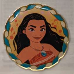 'Disney On Classic - Moana in a Round Spiral Frame - DLIC'