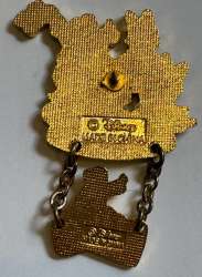 'Disneyana Convention - 75 Years Daisy Goofy Minnie Mickey Donald Pluto Dangle - WDW'