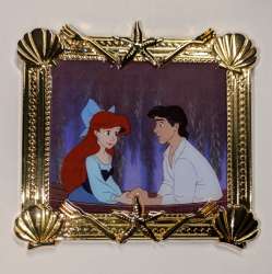 86484 - GoPinPro Neon Tuesday - Picture Perfect Frame - Ariel and Eric - Disney Licensed alternate image