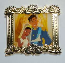 86487 - GoPinPro Neon Tuesday - Picture Perfect Frame - Tiana and Naveen - Disney Licensed alternate image