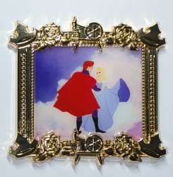 86489 - GoPinPro Neon Tuesday - Picture Perfect Frame - Aurora and Phillip - Disney Licensed alternate image