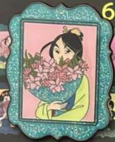 Hot Topic - Princess Bouquet Glitter Frame - Mulan - LFLY
