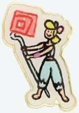 86642 - Toy Story Hotel Mystery Collection Vol. 3 (Scribbles) - Bo Peep Balancing Block on Staff - Tokyo Disneyland Resort alternate image