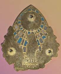 'Fantasy Pin Series - Belle with Book - Stained Glass - FSY'