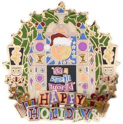 86735 - it's a small world holiday - it's a small world Happy Holidays Wreath alternate image