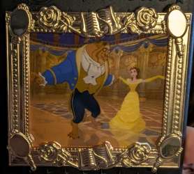 86739 - GoPinPro Neon Tuesday - Picture Perfect Frame - Belle and Beast - Disney Licensed alternate image