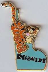 State Character Pins - Delaware - Tigger - MLT