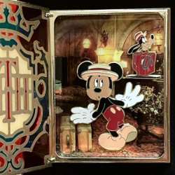 87039 - Walt Disney World Jumbo Hinged Stained Glass Storybook Series - Twilight Zone Tower of Terror - Walt Disney World alternate image