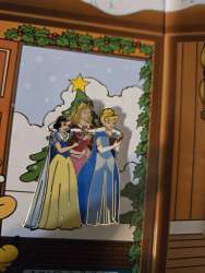 70973 - Disney Shopping - Christmas Window Surprise 5 Pin Set - Princess Carolers:  Aurora, Cinderella, and Snow White only - Disney Store US alternate image