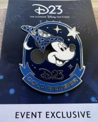 D23 Expo 2024 - D23 Gold Member Gift (Jeweled Sorcerer Mickey) - D23