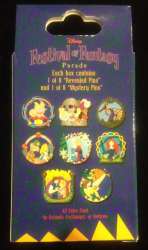 Festival of Fantasy Parade Reveal/Conceal Mystery Set - Unopened Box of 2 pins - WDW