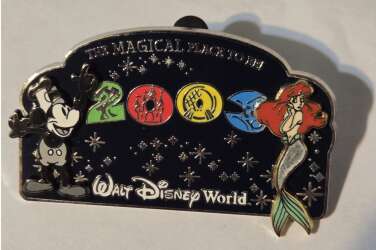 'Build-a-Pin: 1st Generation - The Magical Place To Be! 2003 Dated Year Base - WDW'