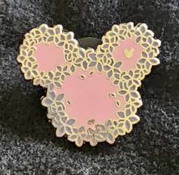 87681 - Flowers garland wreath - Pink Mickey Head - Shanghai Disney Resort alternate image