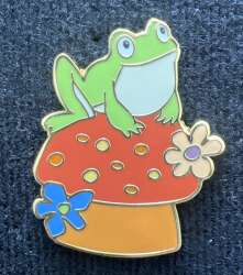 'Stitch Reading with Animals Set — Frog on Mushroom ONLY - LFLY'