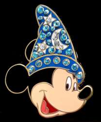 87777 - Sorcerer Mickey - Mickey Wearing a Jeweled Sorcerer Hat - Disneyland Resort Paris alternate image