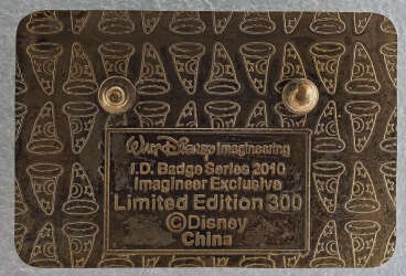 '2010 Lenticular Cast I.D. Badge - Tinker Bell - WDI'