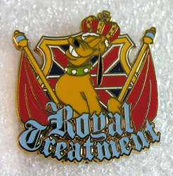 Pluto Wearing Crown - Royal Treatment