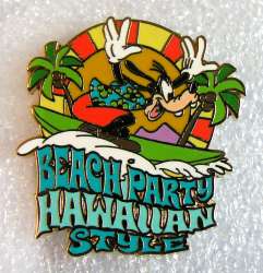 Surfing Goofy - Beach Party Hawaiian Style