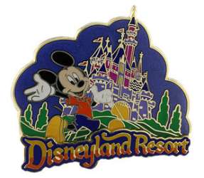 Mickey Mouse Running to Sleeping Beauty Castle ONLY