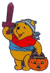 Halloween Pirate Pooh Pin #20