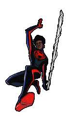 88212 - FigPin - NYCC 2024 - Spider-Man Miles Morales Unmasked #1767 Glitter Chase - FiGPiN alternate image