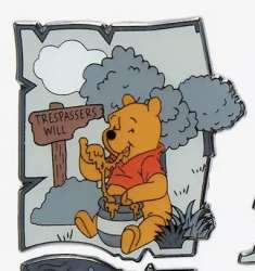 88243 - Hot Topic - Winnie The Pooh Wood Map Blind Box - Pooh - Loungefly alternate image