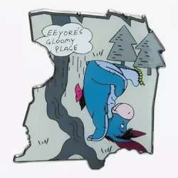 88244 - Hot Topic - Winnie The Pooh Wood Map Blind Box - Eeyore - Loungefly alternate image