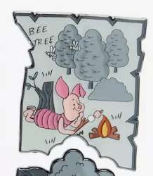 88245 - Hot Topic - Winnie The Pooh Wood Map Blind Box - Piglet - Loungefly alternate image