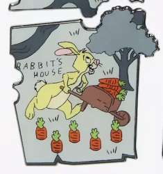 88247 - Hot Topic - Winnie The Pooh Wood Map Blind Box - Rabbit - Loungefly alternate image