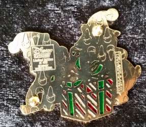 'Christmas Stained Glass - Chip &amp; Dale - DSSH'