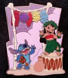 Lilo &amp; Stitch - Stitch and Lilo Hula Dancing - WDI