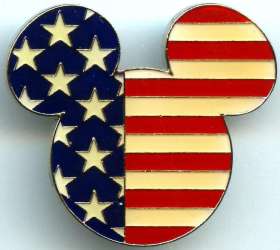 Click to view the DVC - Mickey Head Icon - USA Flag - Day of Remembrance details