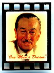 88540 - Disneyana Convention - Walt Disney - One Man's Dream - Film Strip - Disney Licensed alternate image