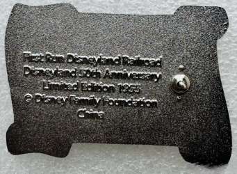 88567 - Walt Disney - Engineer - Steam Train - Fireman Michael Broggie - June 18, 1955 - Green - Disneyland Resort alternate image