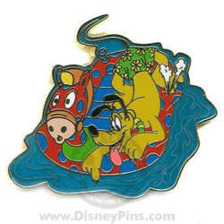 Pluto on a deflating raft