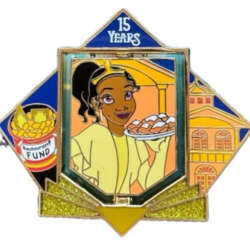 'Princess and the Frog 15th Anniversary - Tiana &amp; Family Restaurant Fund Spinner - MLT'