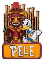 8893 - Walt Disney's Enchanted Tiki Room 50th Anniversary Event: Tiki Garden Mystery Collection - Donald and Pele - Disneyland Resort alternate image