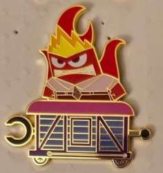 89011 - BoxLunch - Inside Out 2 Train Mystery Collection - Anger - Disney Licensed alternate image
