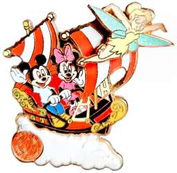 Artist Choice - Minnie, Mickey and Tinker Bell Aboard Peter Pan&#039;s Flight - WDW